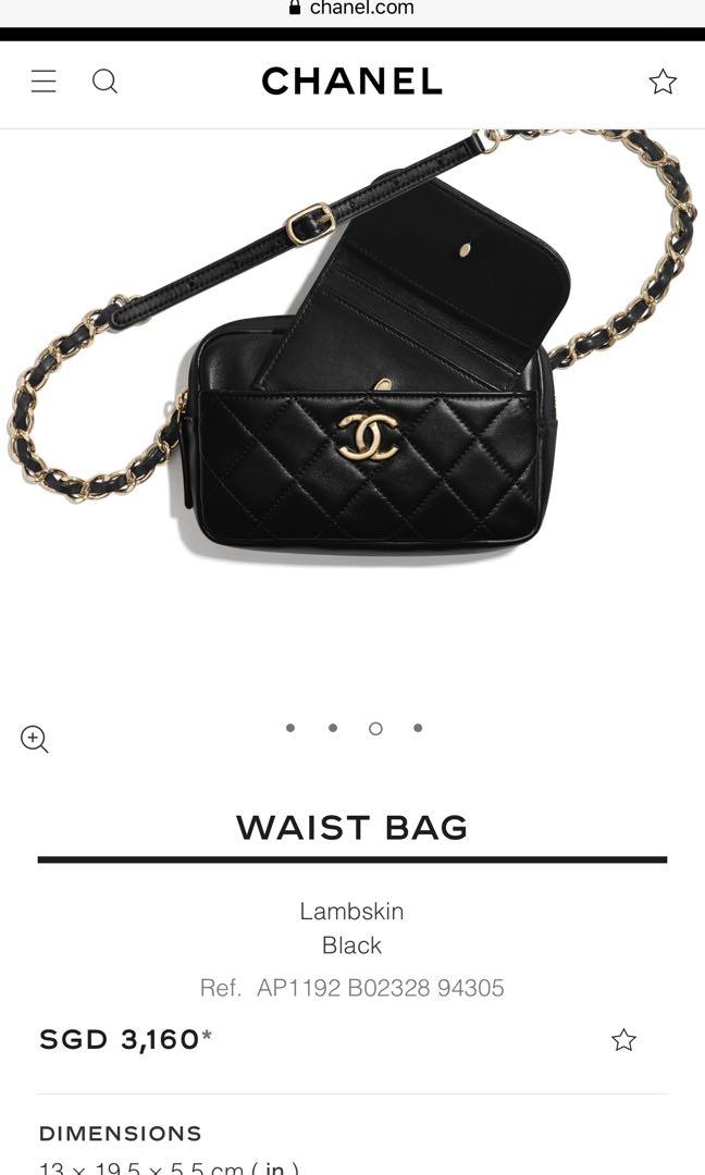 Chanel bum bag sale 2020