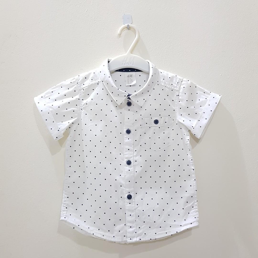 White shirt 6-9 months clearance