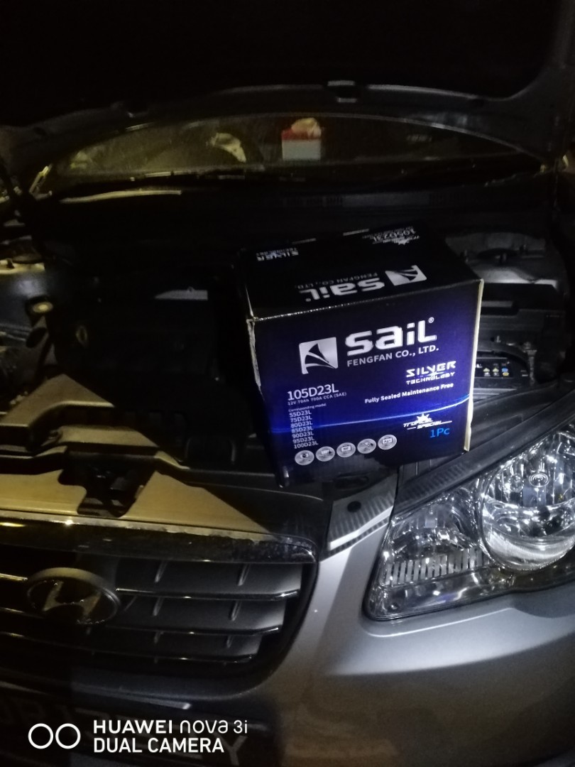 Brand new car battery for Hyundai Avante yr 2006, Car Accessories ...