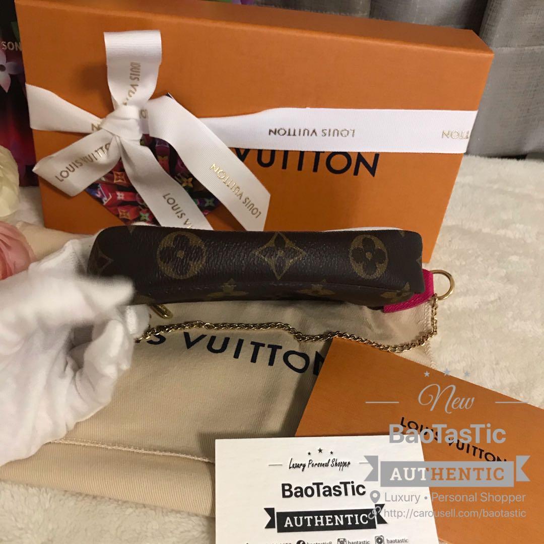 Louis Vuitton Christmas Edition 2019 Mini Pochette , Luxury, Bags & Wallets  on Carousell