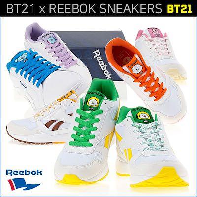 bt21 x reebok shoes