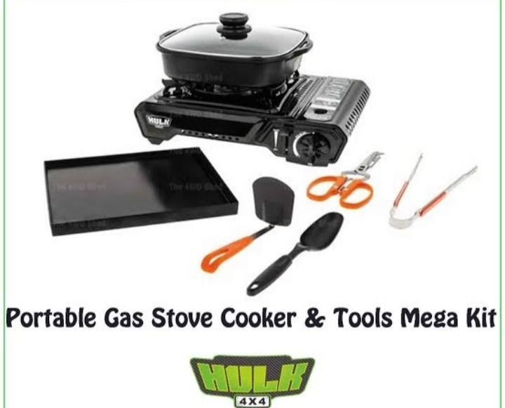 Campmaster Portable Kitchen Camping Outdoor Butane Stove Cooking with