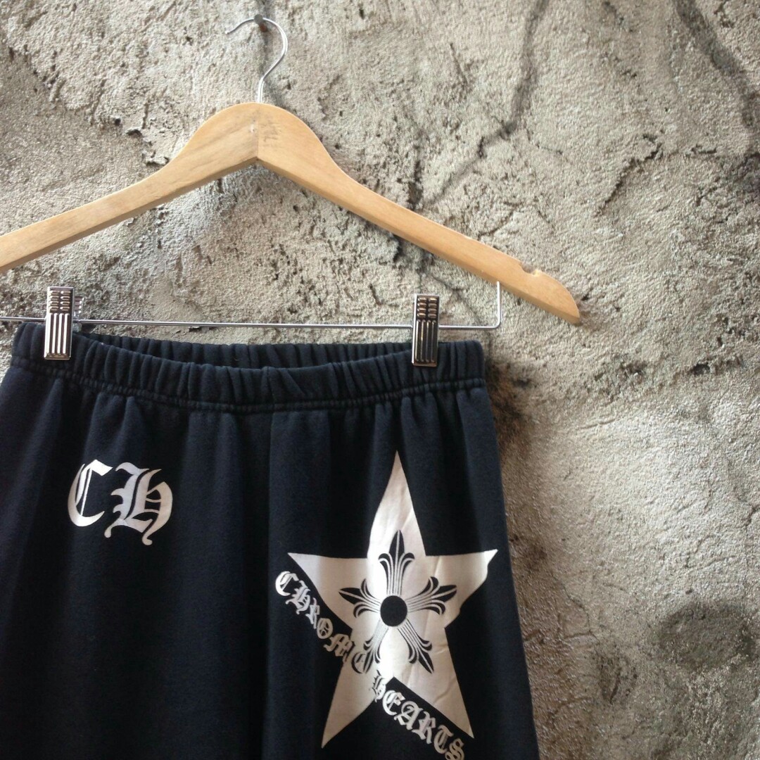 chrome hearts double knee work pants