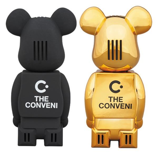 cleverin(R) × BE@RBRICK × fragment THE CONVENI 金色& 黑色一