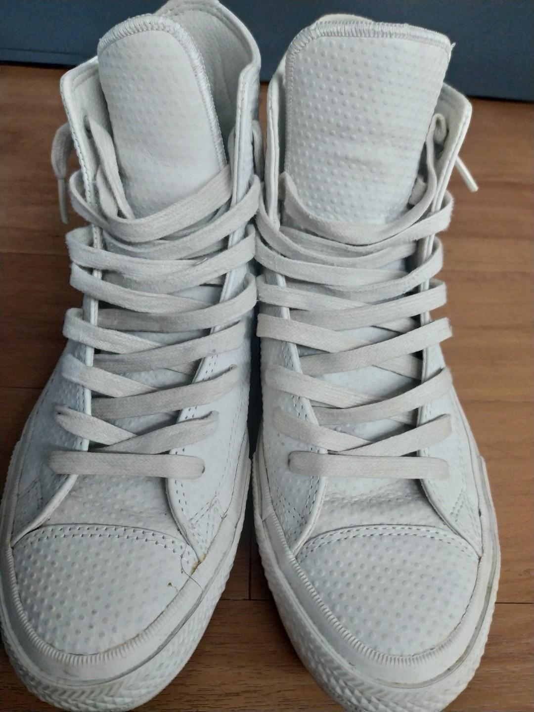 Converse Chuck Taylor All Star II Hi Men s Leather Sneakers Men s Fashion Footwear Sneakers on Carousell