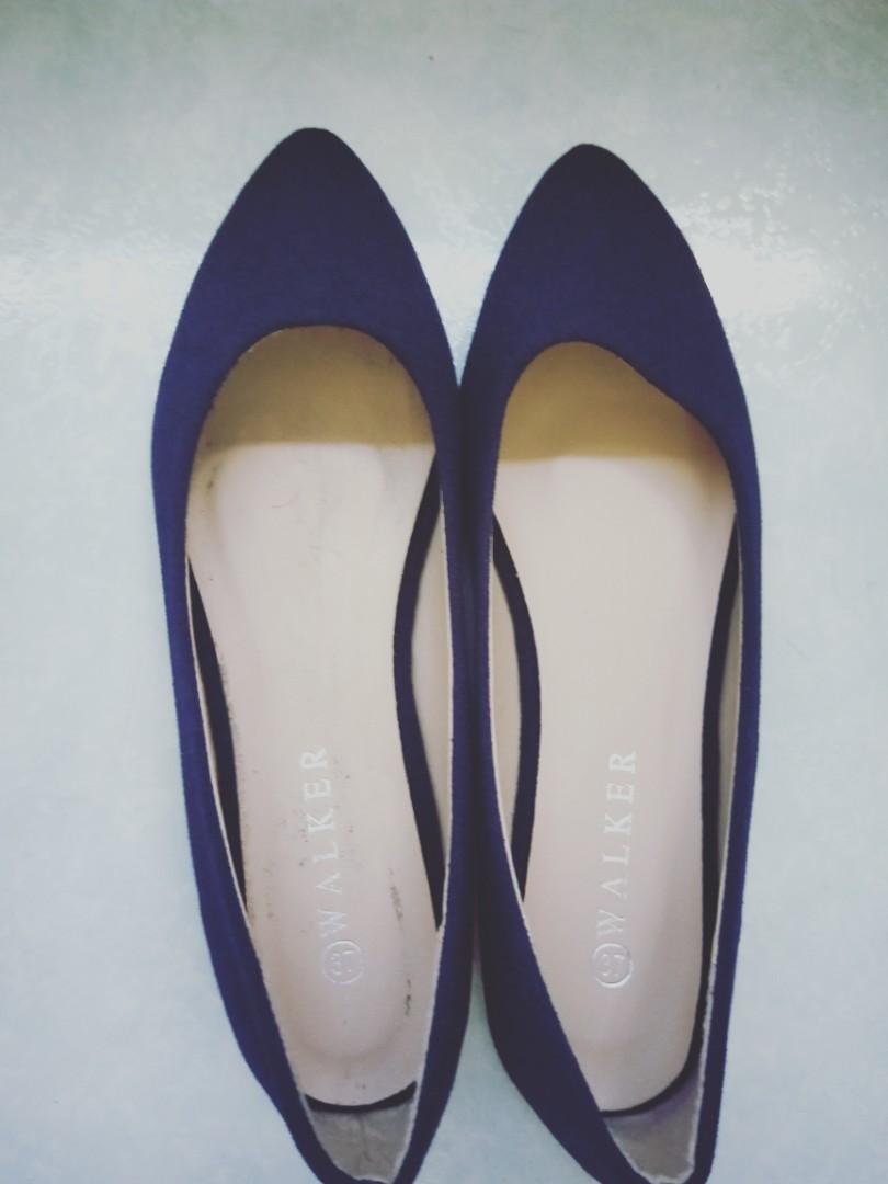 dark blue flats