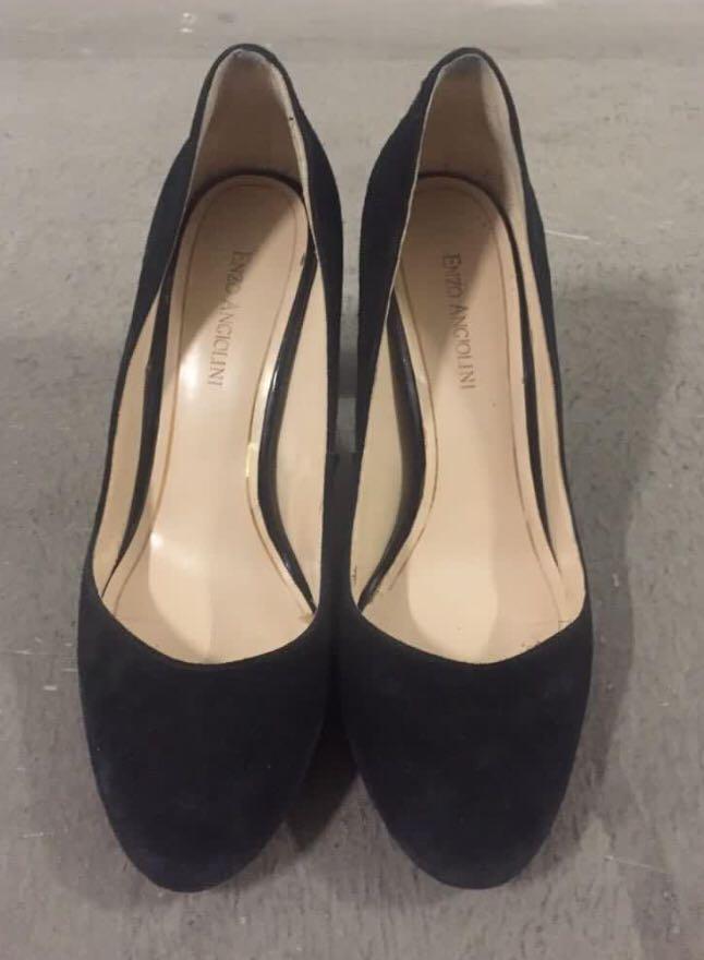 enzo angiolini black heels
