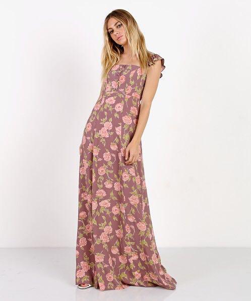 Flynn skye store bardot maxi dress