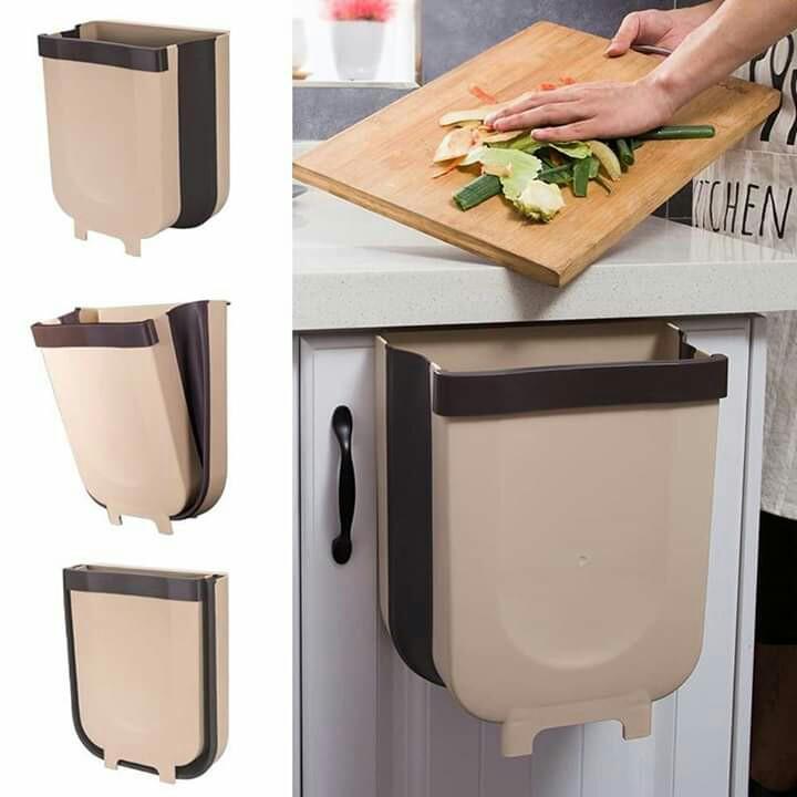 Foldable hanging garbage bin (Category: Laundry Baskets) located in Quezon City. Submitted by rigelsfashiononline (Listing ID 278627366, Image 1). Description: Foldable hanging garbage bin Php 300.00.