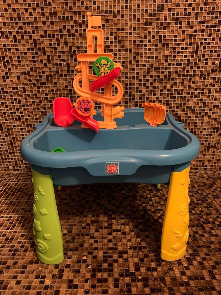 sand and surf water table