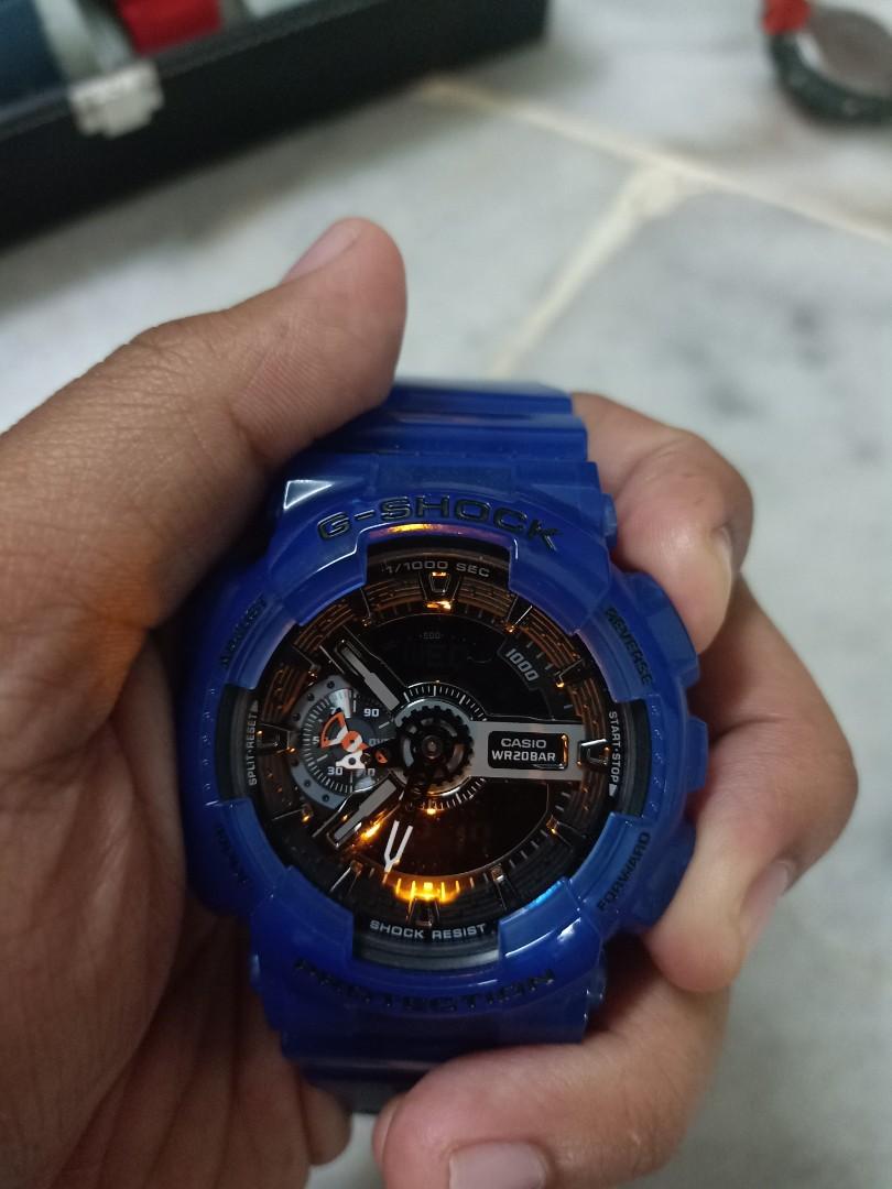 G SHOCK GA110 Biru Jelly Men s Fashion Watches Accessories