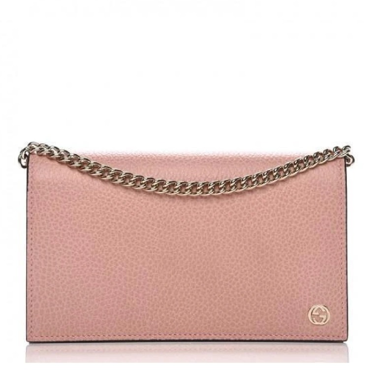 gucci wallet on chain pink