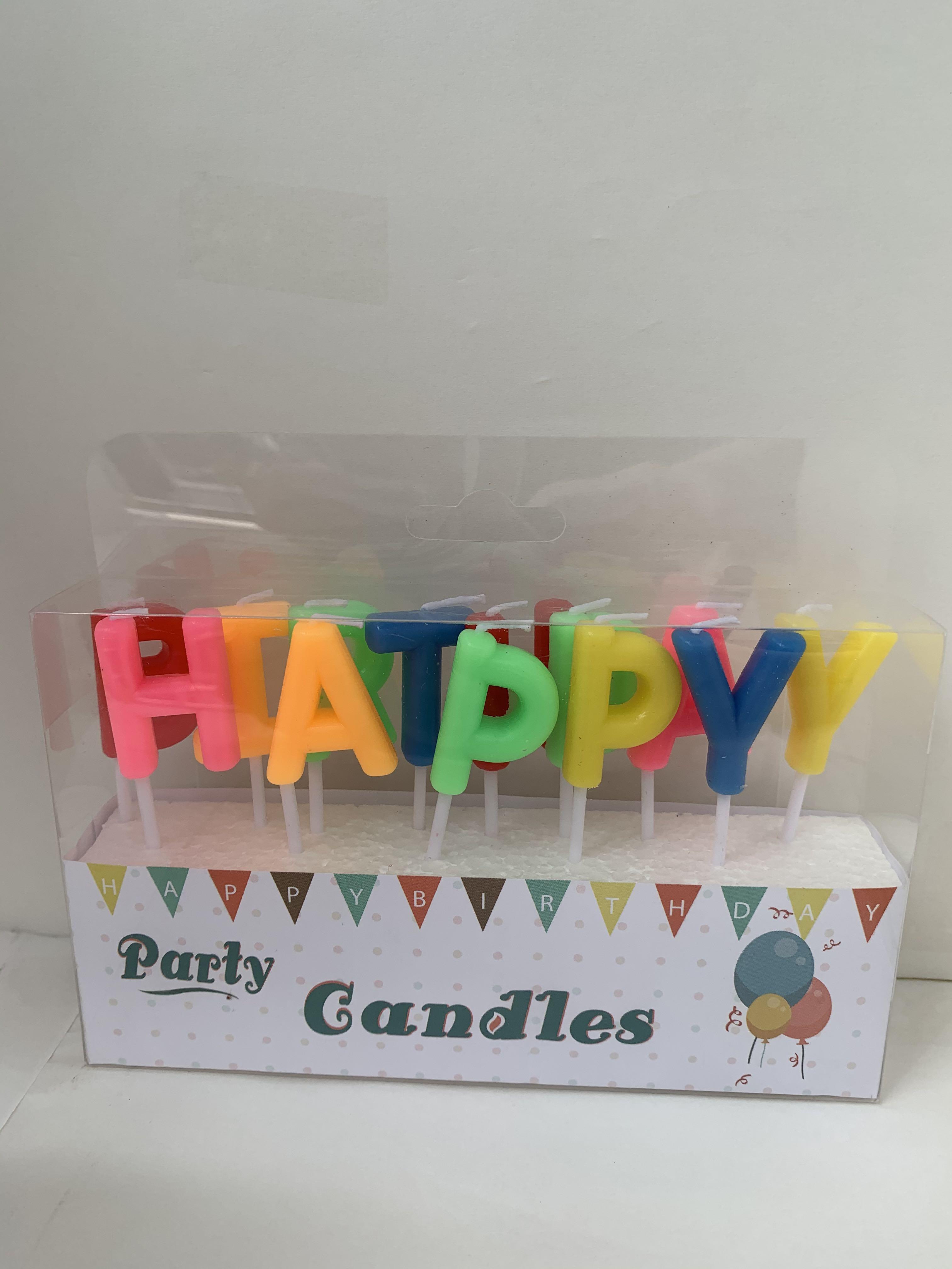 Happy Birthday Candles, Hobbies & Toys, Stationery & Craft, Occasions