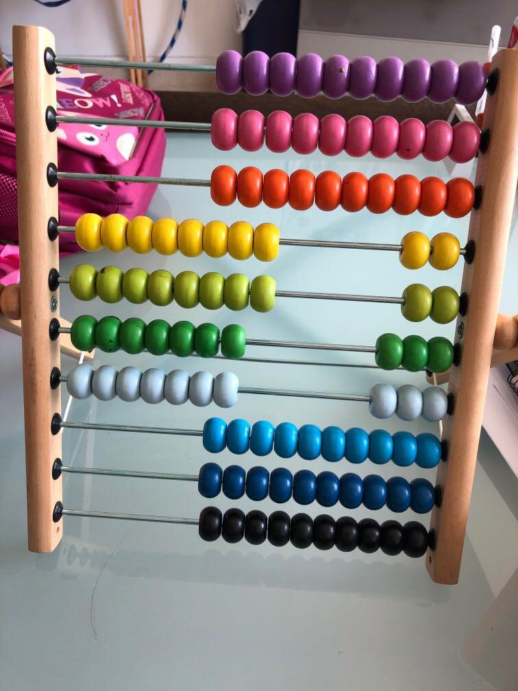 Ikea Abacus Babies Kids Baby Nursery Kids Furniture Kids Tables Chairs On Carousell