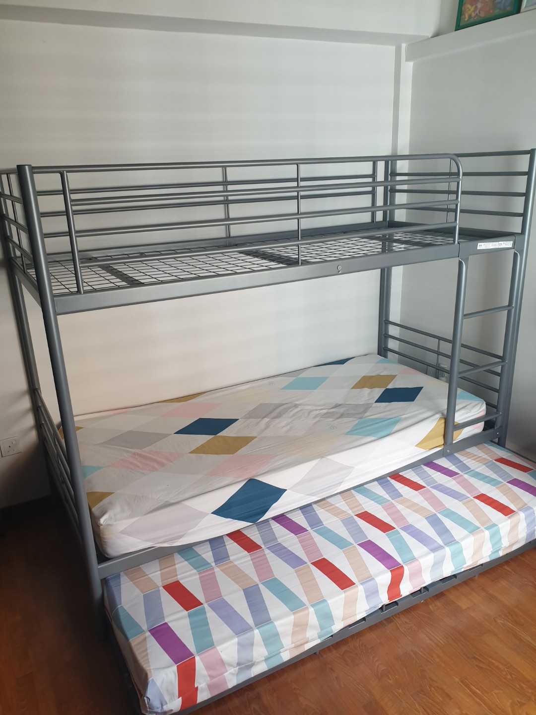 Ikea Bunk Bed with pull out bed, Furniture & Home Living, Furniture