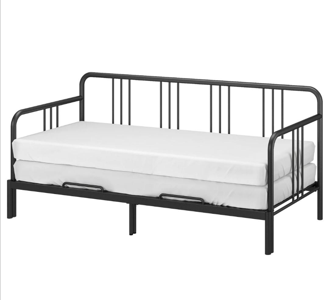 Ikea Fyresdal SOFA BED FRAME (expandable single to queen), Furniture & Home Living, Furniture