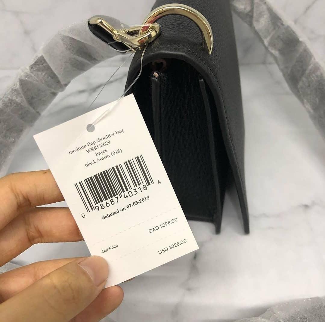 Kate spade hayes 2025 medium flap shoulder bag