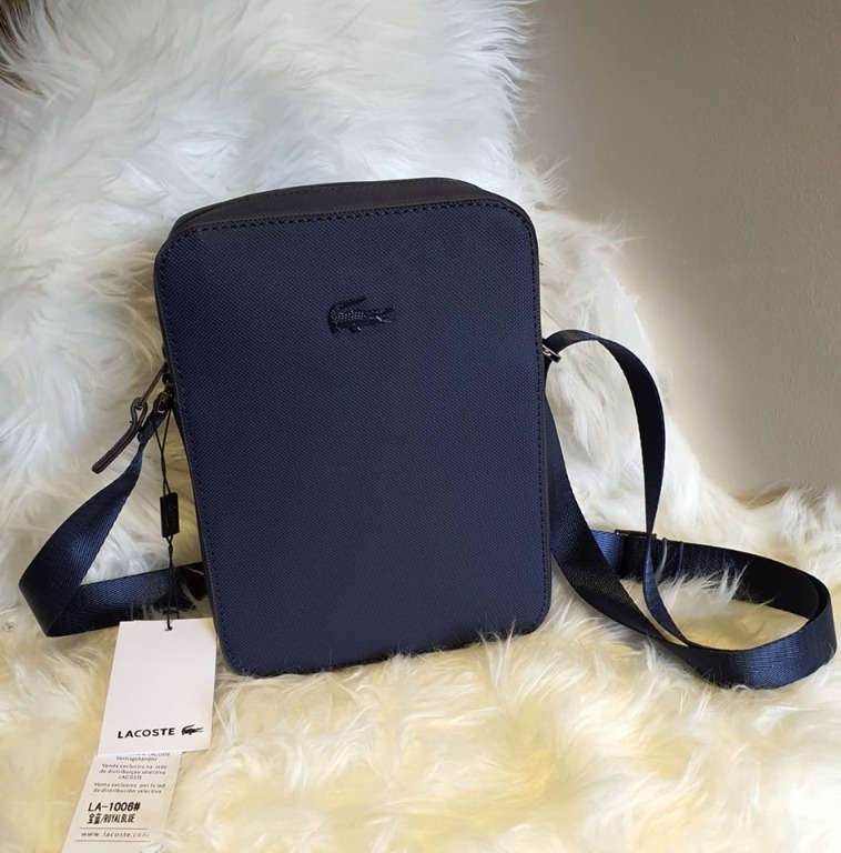 Men's chantaco vertical matte piqué leather bag sales