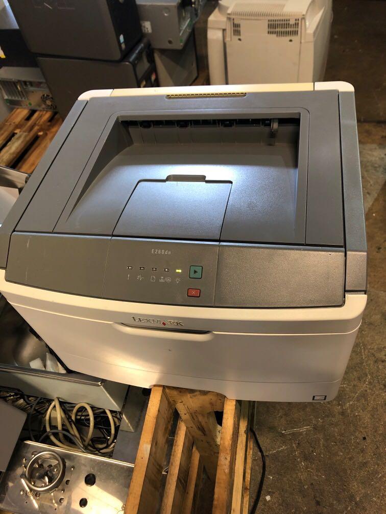 Lexmark E260dn Display Lights