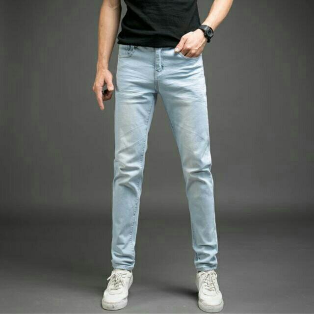 J Brand 32 Skinny Fit Light Blue Denim Jeans, Men's Fashion, Bottoms, Jeans  on Carousell