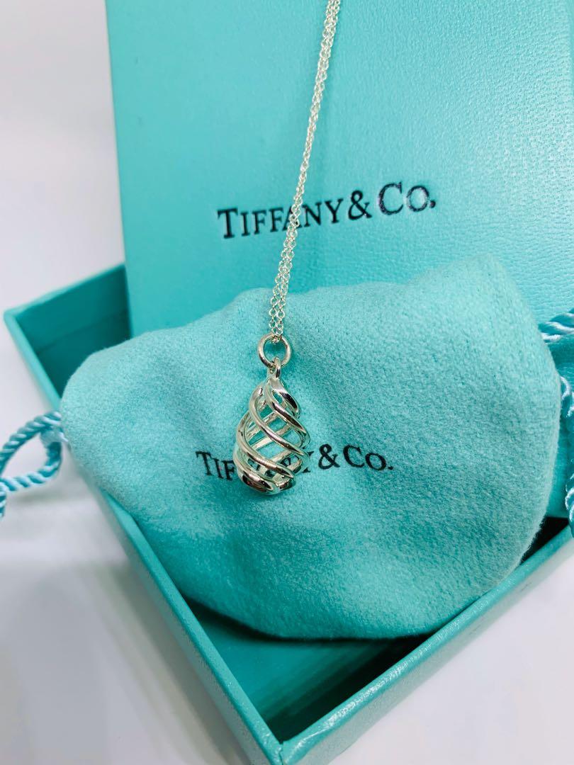 Tiffany swirl clearance necklace