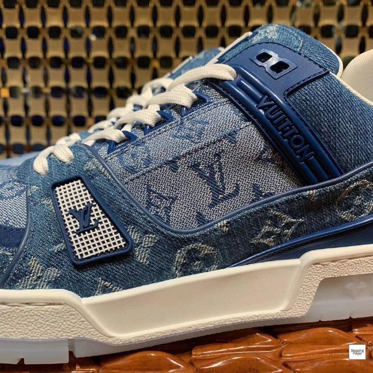 Een nieuw denim jasje voor de Louis Vuitton LV 408 low-top - Sneakerjagers