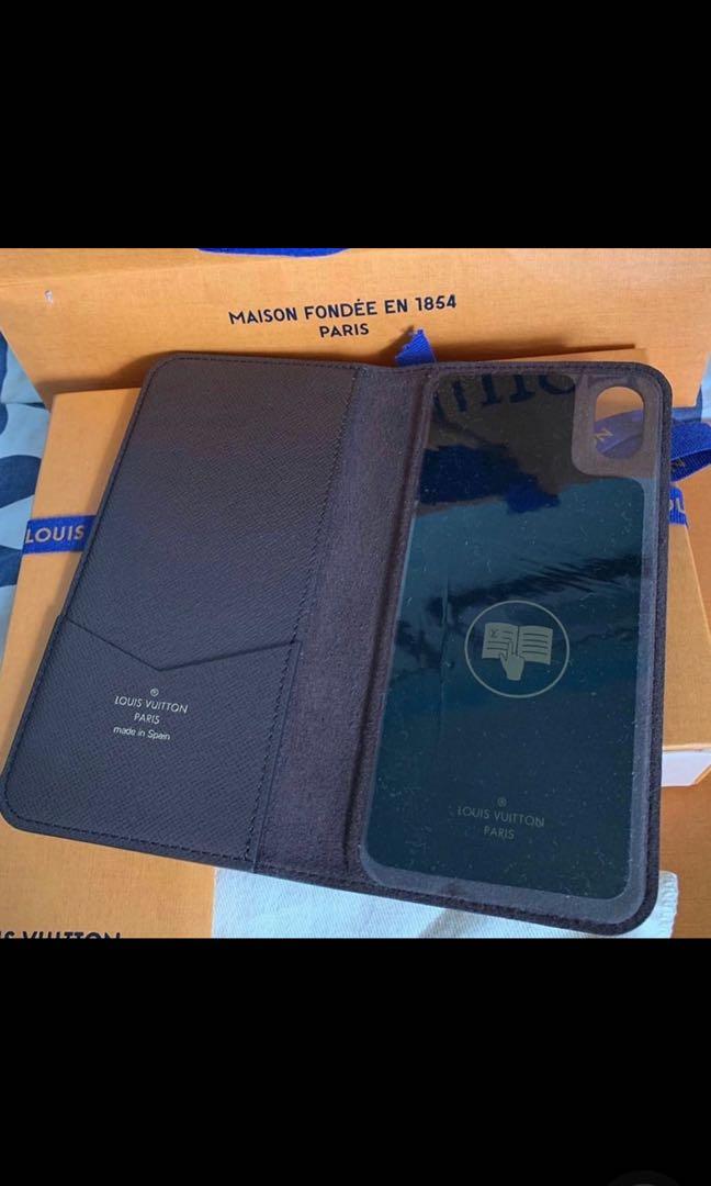 LV Iphone Folio Case xs max (Category: Others) located in Manila. Submitted by macesha (Listing ID 278597315, Image 2). Description: Used for a week only Good as new 100% authentic Bought in LV store in Tokyo.