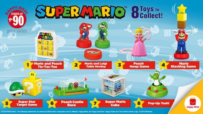 super mario happy meal 2019