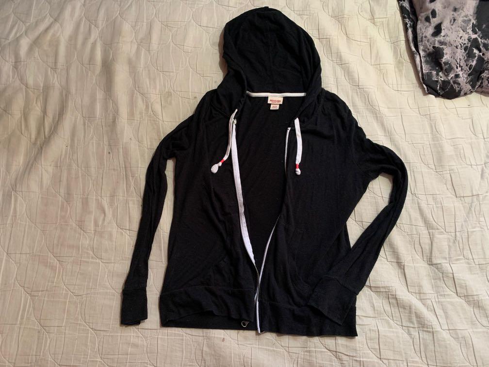 mossimo black hoodie jacket, Women's