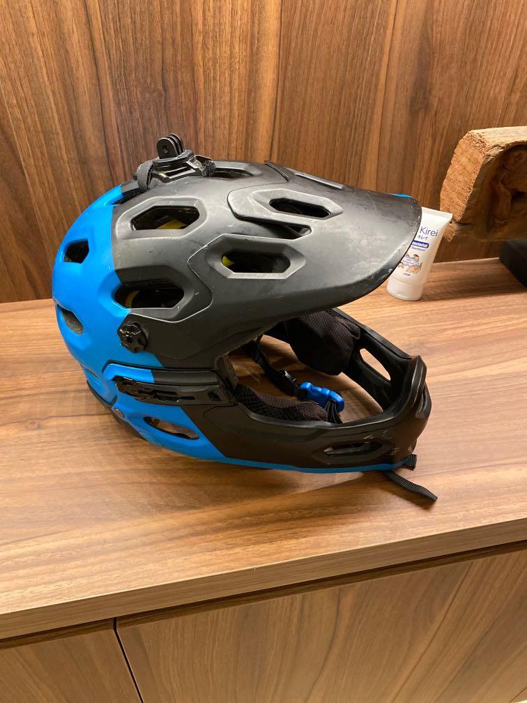 MTB BELL Super Detachable full face helmet used Large size