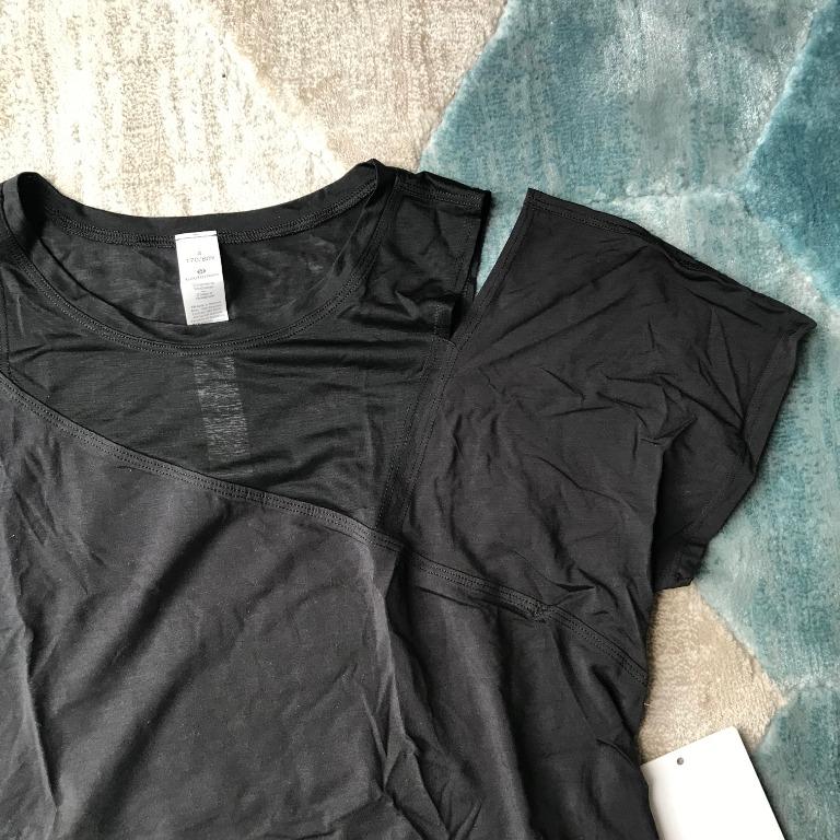 New Lululemon No Inhibitions Tee in Black Size 4, Men's Fashion, Activewear  on Carousell