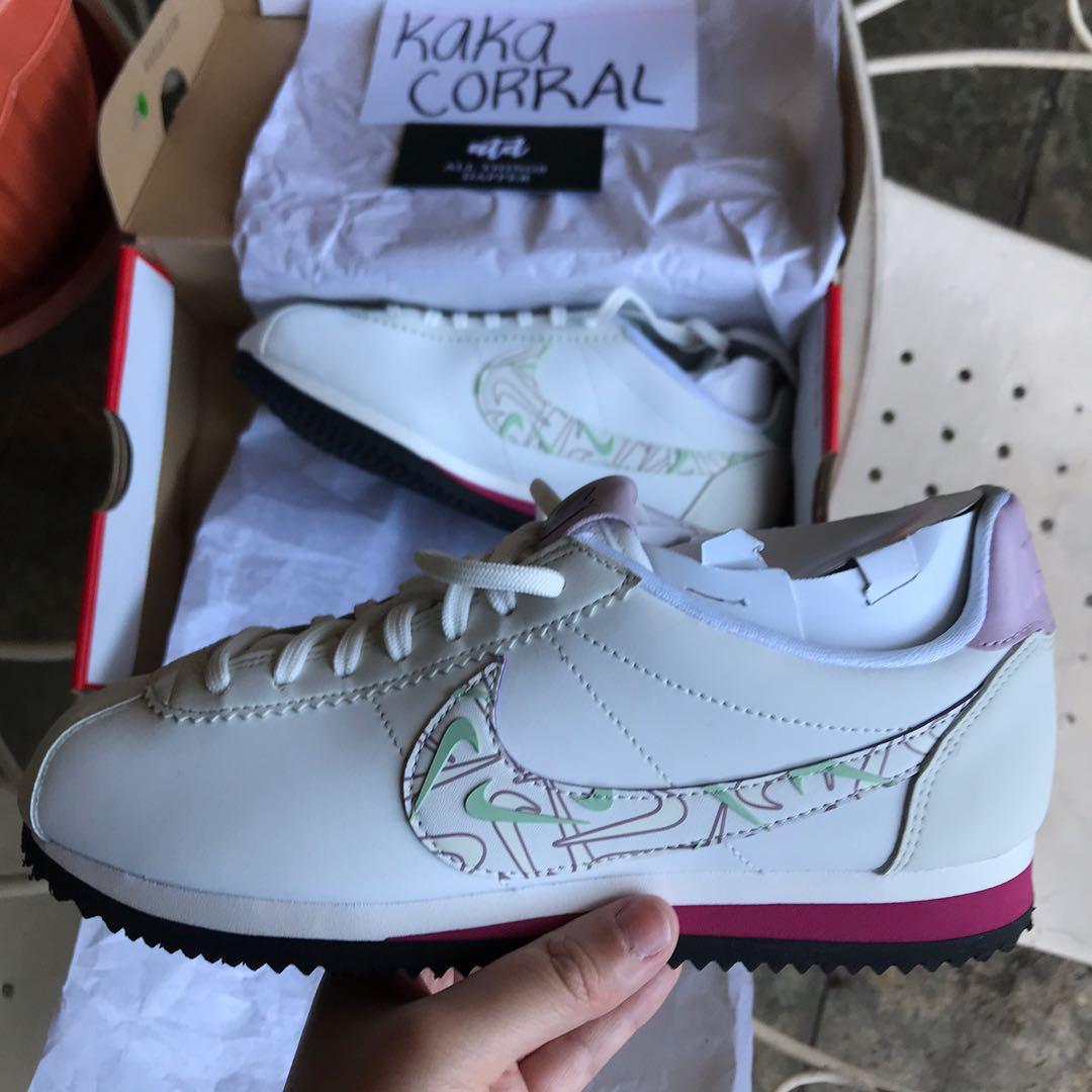 Nike Cortez Valentines Day, Women's Fashion, Footwear, Sneakers on Carousell