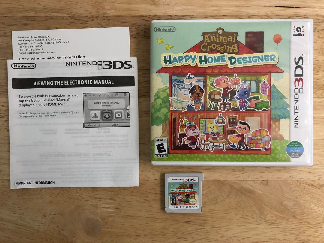 animal crossing happy home designer 3ds