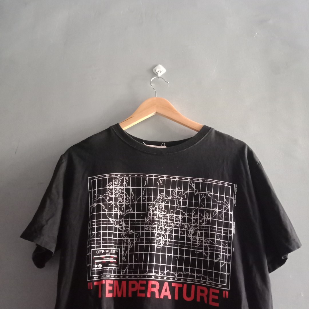 Off white map tee hotsell