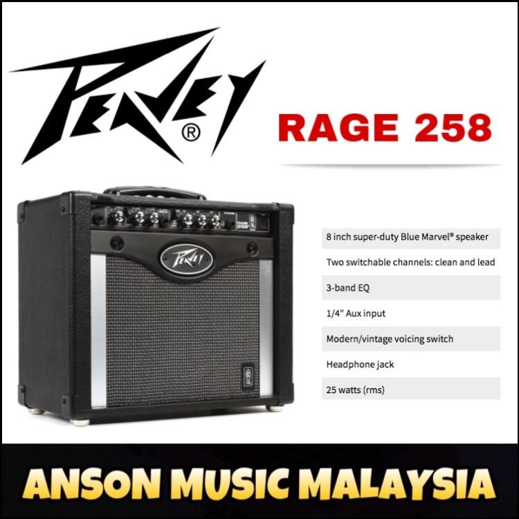 Peavey rage 258 amp hot sale