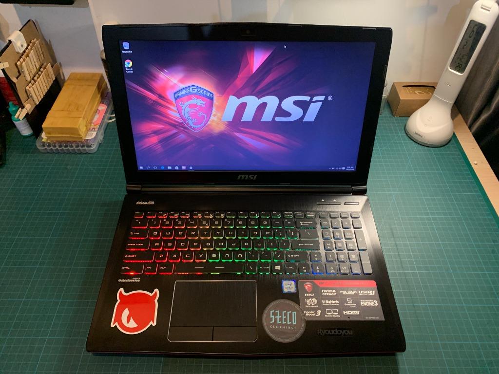 Msi ge62 6qd sales apache pro