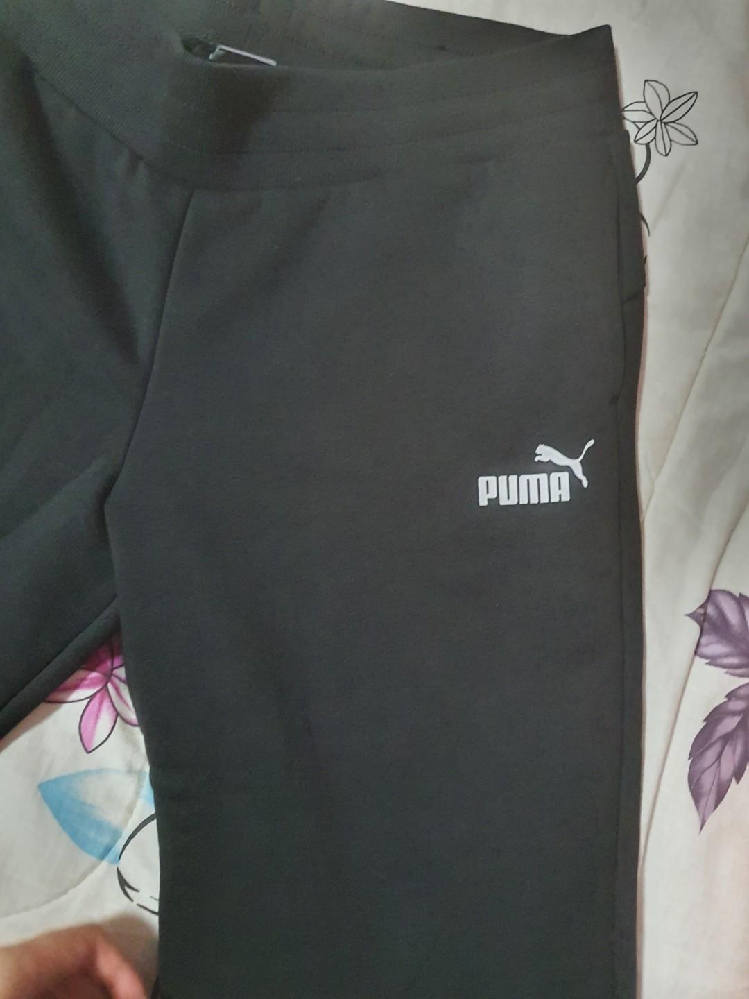 puma fleece track pants