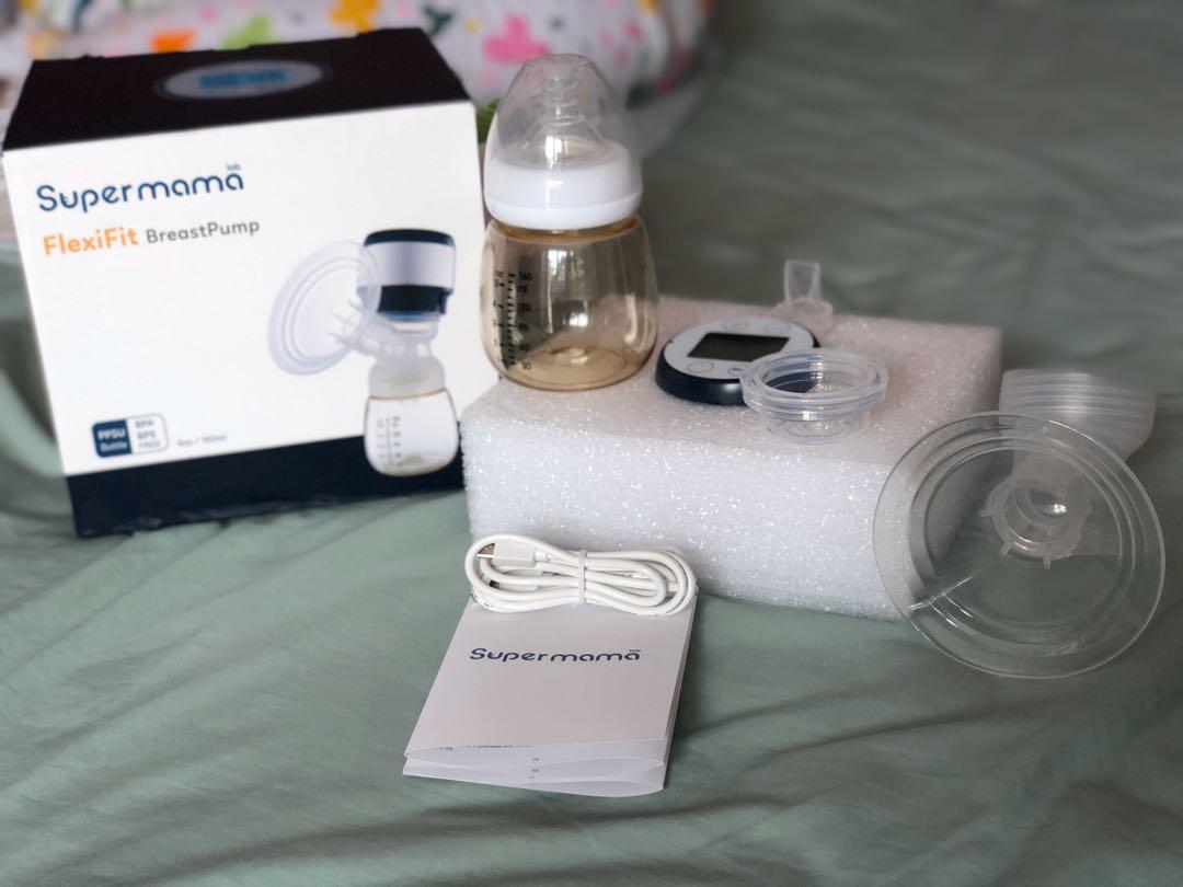 Supermama Lab Flexifit Single Wireless Breastpump, Babies & Kids