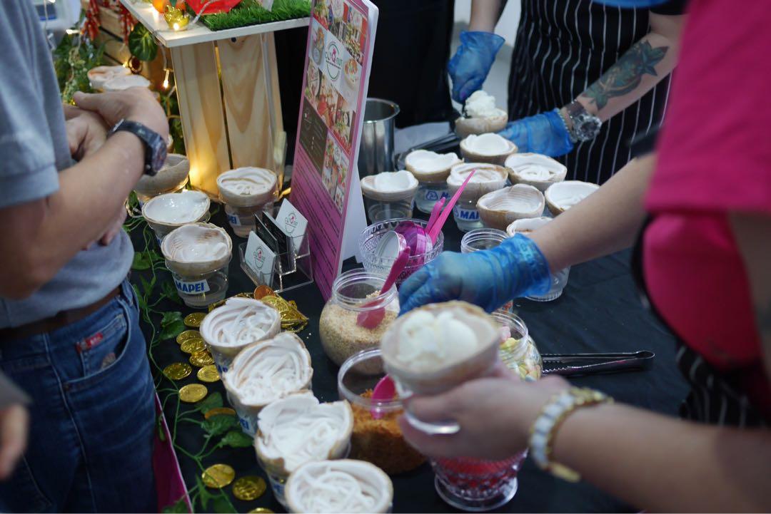 Thai Coconut Ice Cream Live Station and Delivery, Food & Drinks, Local Eats on Carousell