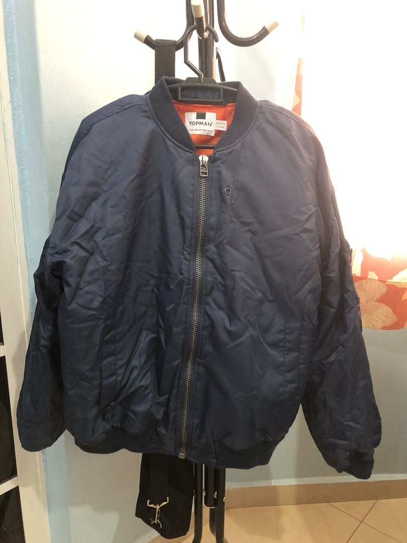 Topman Blue Bomber Jacket HelpMyWallet