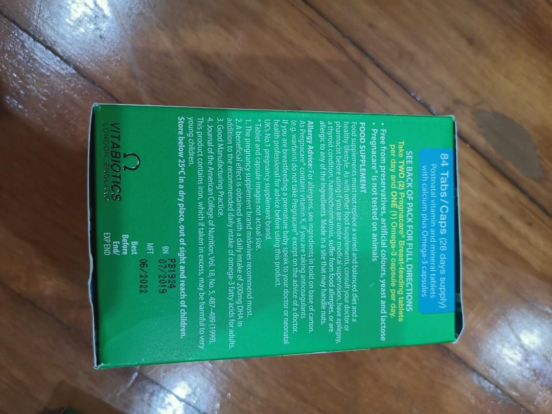 Vitabiotics Pregnacare Breast Feeding Dual Pack Babies Kids Maternity On Carousell