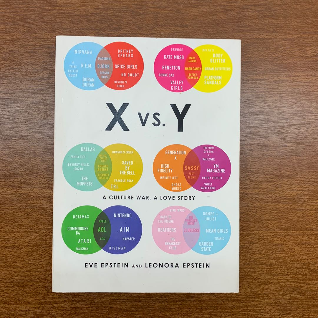 X vs Y by Eve Epstein and Leonora Epstein, Hobbies & Toys, Books