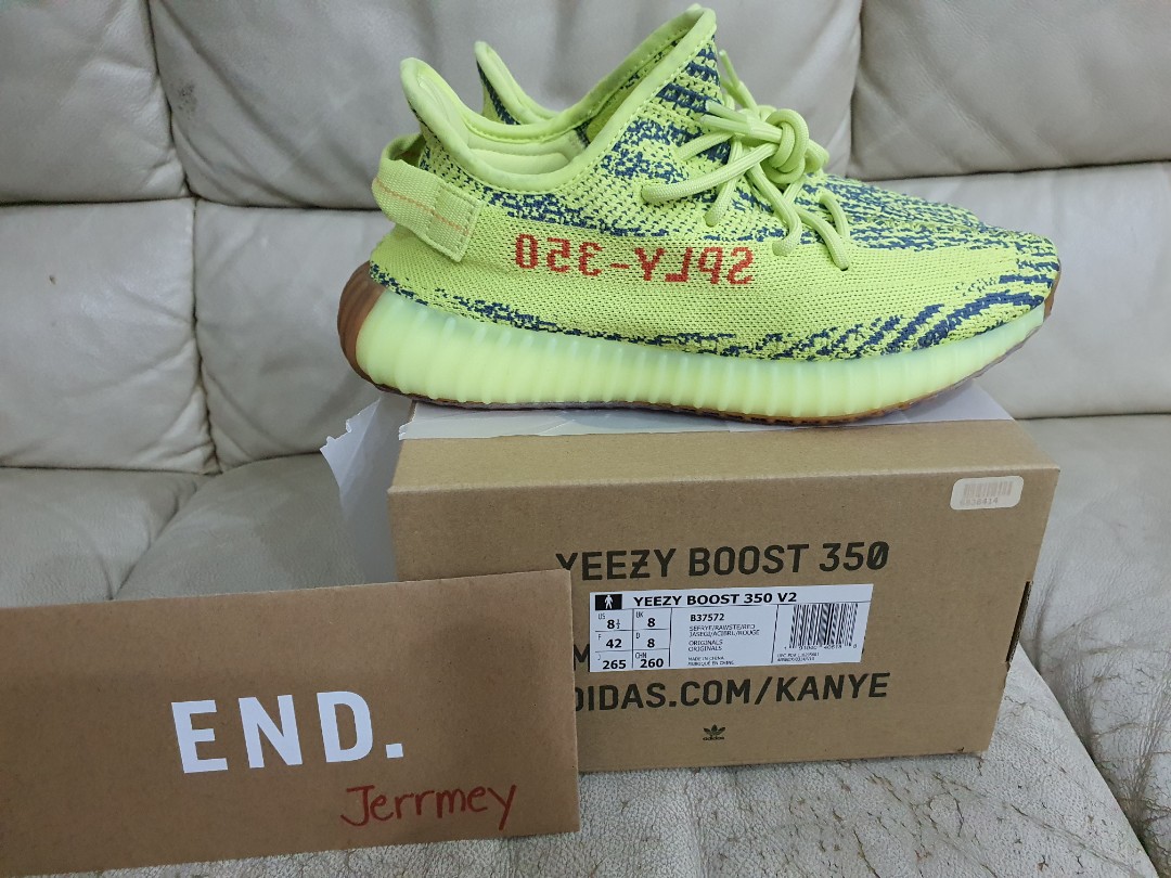 lime yeezy 350