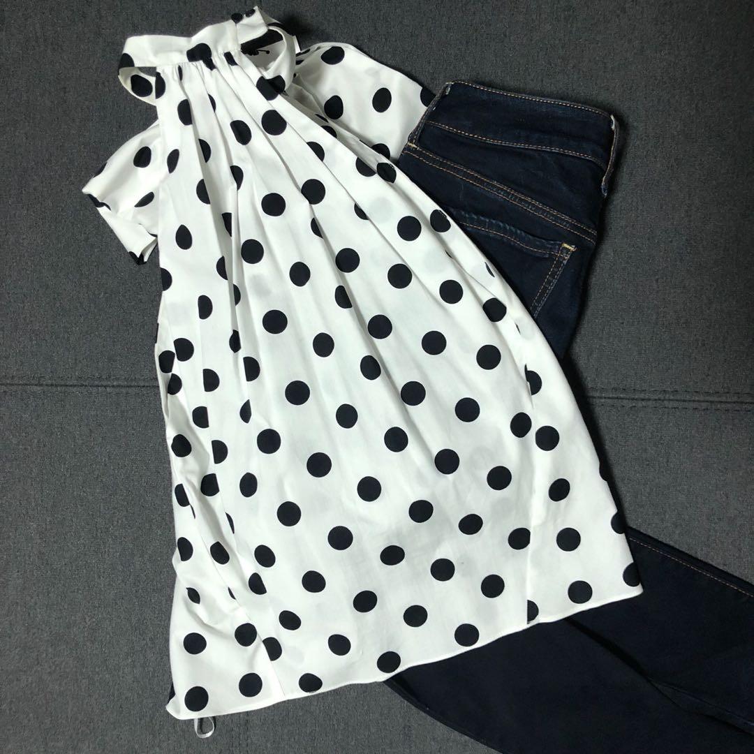 polka dot halter top