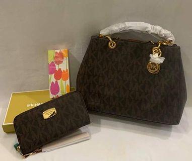 TAKE ALL Authentic MK bag with wallet and perfume ready to ship