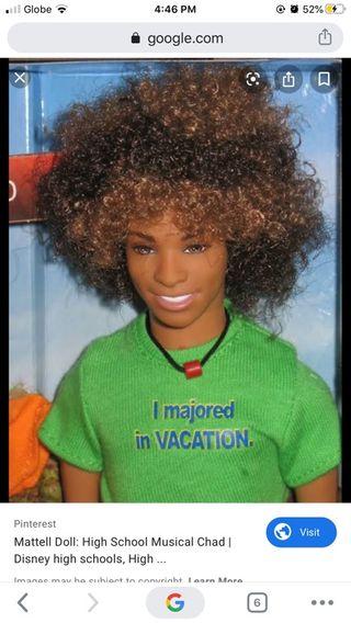 LF: Barbie doll Chad doll from High School Musical