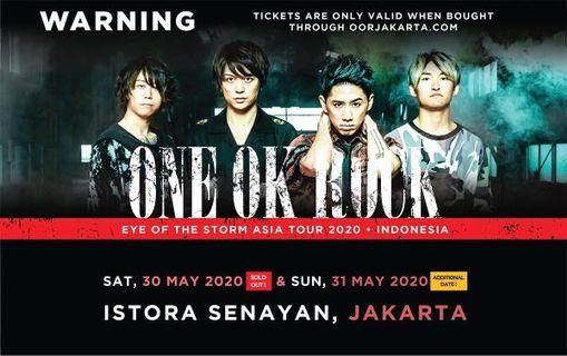Jual Tiket One ok  Rock Dp gope sisanya hari H saat pengambilan
