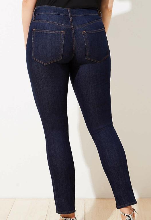 Ann Taylor high rise modern fit slim cut stretch jeans