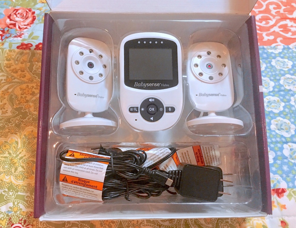 Babysense Video Baby Monitor With Two Cameras New Babies Kids Baby Monitors On Carousell