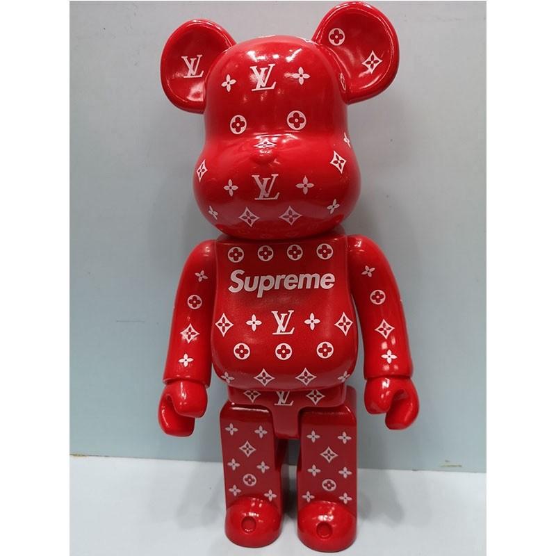 BEARBRICK X SUPREME X LV stickers, Everything Else on Carousell
